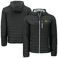 Men's Cutter & Buck Bowie State Bulldogs Rainier Eco PrimaLoft Hooded Full-Zip Jacket