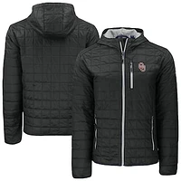 Men's Cutter & Buck Oklahoma Sooners Rainier Eco PrimaLoft Hooded Full-Zip Jacket
