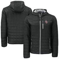 Men's Cutter & Buck Oklahoma Sooners Rainier Eco PrimaLoft Hooded Full-Zip Jacket