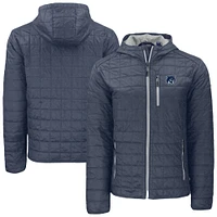 Men's Cutter & Buck  Anthracite New Hampshire Wildcats Rainier Eco PrimaLoft Hooded Full-Zip Jacket