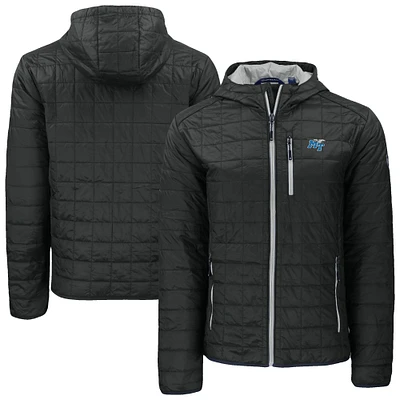 Men's Cutter & Buck MTSU Blue Raiders Rainier Eco PrimaLoft Hooded Full-Zip Jacket