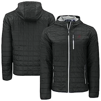 Men's Cutter & Buck Alabama Crimson Tide Rainier Eco PrimaLoft Hooded Full-Zip Jacket