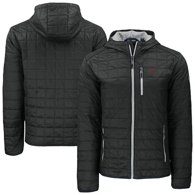 Men's Cutter & Buck Alabama Crimson Tide Rainier Eco PrimaLoft Hooded Full-Zip Jacket