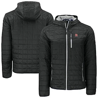 Men's Cutter & Buck Rutgers Scarlet Knights Rainier Eco PrimaLoft Hooded Full-Zip Jacket