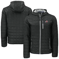 Men's Cutter & Buck Utah Utes Rainier Eco PrimaLoft Hooded Full-Zip Jacket