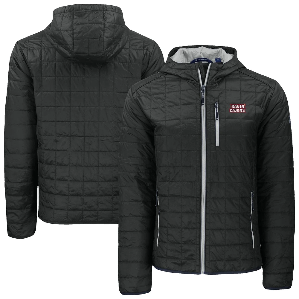 Men's Cutter & Buck Louisiana Ragin' Cajuns Rainier Eco PrimaLoft Hooded Full-Zip Jacket