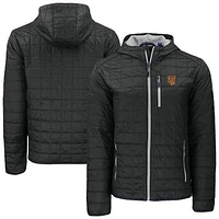 Men's Cutter & Buck Tuskegee Golden Tigers Rainier Eco PrimaLoft Hooded Full-Zip Jacket