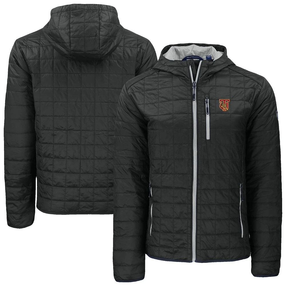 Men's Cutter & Buck Tuskegee Golden Tigers Rainier Eco PrimaLoft Hooded Full-Zip Jacket