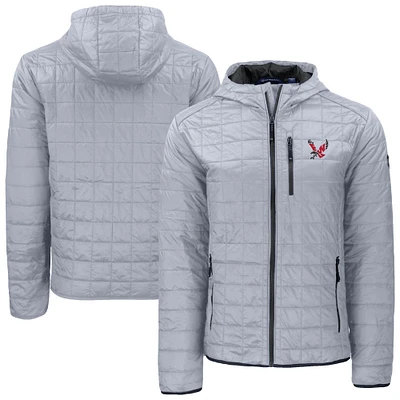 Men's Cutter & Buck  Gray Eastern Washington Eagles Rainier Eco PrimaLoft Hooded Full-Zip Jacket