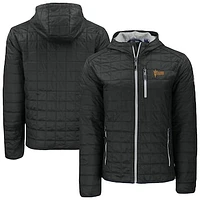 Men's Cutter & Buck Arizona State Sun Devils Rainier Eco PrimaLoft Hooded Full-Zip Jacket