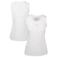 Women's Levelwear White Pittsburgh Penguins Mother's Day Macy Core Tank Top