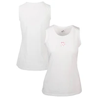 Women's Levelwear White Pittsburgh Penguins Mother's Day Macy Core Tank Top