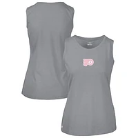 Women's Levelwear Gray Philadelphia Flyers Mother's Day Macy Core Tank Top