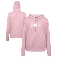 Women's Levelwear  Light Pink Buffalo Sabres Mother's Day Adorn Arched Pullover Hoodie