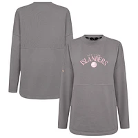 Women's Levelwear New York Islanders Mother's Day Beaudry Arched Pullover Sweatshirt