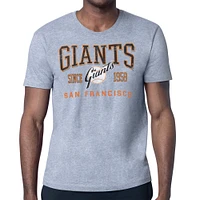 Men's Starter  Gray San Francisco Giants Distressed Logo T-Shirt