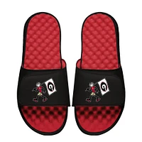 Youth ISlide  Black Georgia Bulldogs Life is Good Slide Sandals