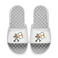 Youth ISlide  White Tennessee Volunteers Life is Good Slide Sandals