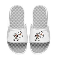 Youth ISlide  White Texas Longhorns Life is Good Slide Sandals