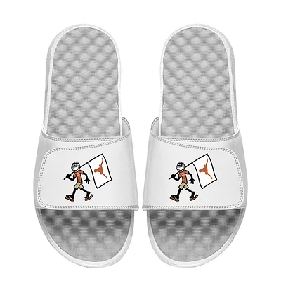 Youth ISlide  White Texas Longhorns Life is Good Slide Sandals