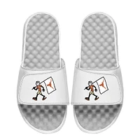 Youth ISlide  White Texas Longhorns Life is Good Slide Sandals