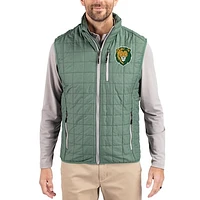 Men's Cutter & Buck  Hunter Green Southeastern Louisiana Lions Rainier Eco Insulated PrimaLoft Full-Zip Puffer Vest