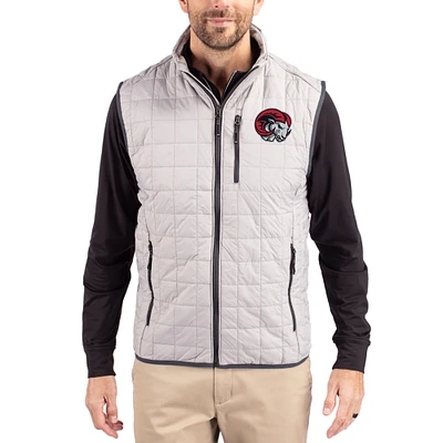 Men's Cutter & Buck Winston-Salem State Rams Rainier Eco Insulated PrimaLoft Full-Zip Puffer Vest