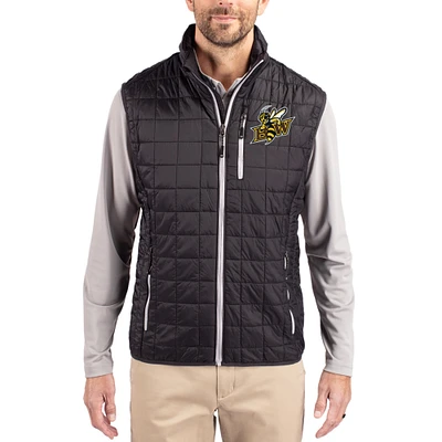 Men's Cutter & Buck Baldwin Wallace Yellow Jackets Rainier Eco Insulated PrimaLoft Full-Zip Puffer Vest
