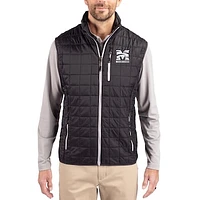 Men's Cutter & Buck Morehouse Maroon Tigers Rainier Eco Insulated PrimaLoft Full-Zip Puffer Vest
