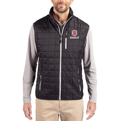 Men's Cutter & Buck Bradley Braves Rainier Eco Insulated PrimaLoft Full-Zip Puffer Vest