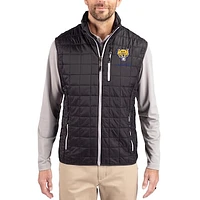 Men's Cutter & Buck Fort Valley State Wildcats Rainier Eco Insulated PrimaLoft Full-Zip Puffer Vest