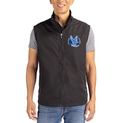 Men's Cutter & Buck Air Force Falcons Charter Eco Recycled Full-Zip Vest
