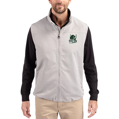 Men's Cutter & Buck Portland State Vikings Charter Eco Recycled Full-Zip Vest