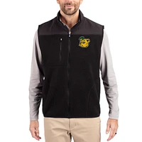 Men's Cutter & Buck Baylor Bears Cascade Eco Fleece Full-Zip Vest