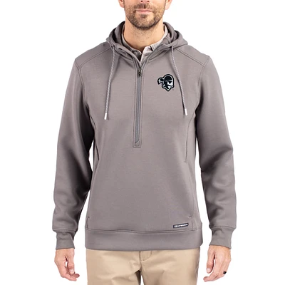 Men's Cutter & Buck Seton Hall Pirates Roam Eco Recycled Half-Zip Pullover Hoodie