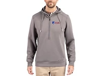 Men's Cutter & Buck  Gray Fairleigh Dickinson Knights Roam Eco Recycled Half-Zip Pullover Hoodie