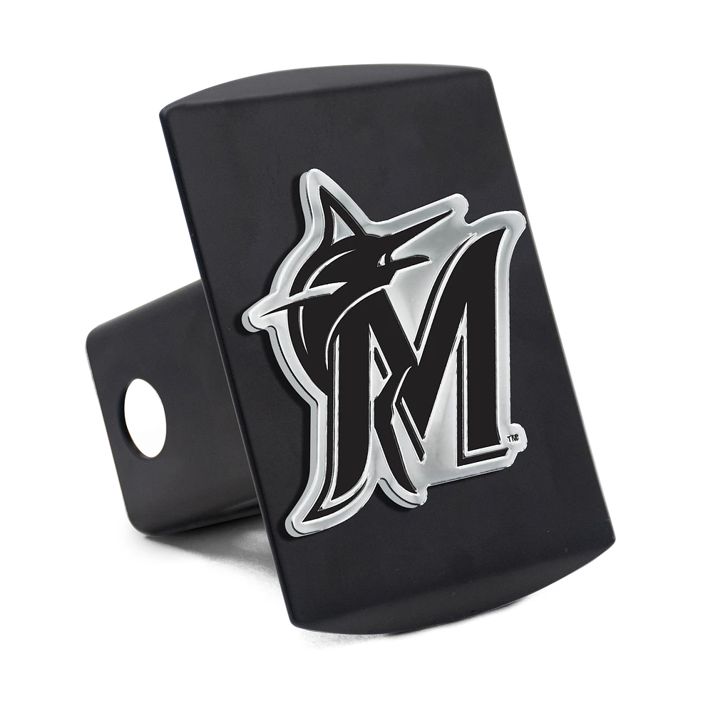 WinCraft Miami Marlins Premium Metal Chrome Logo Hitch Cover