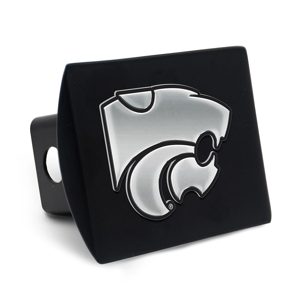 WinCraft Kansas State Wildcats Premium Metal Chrome Logo Hitch Cover