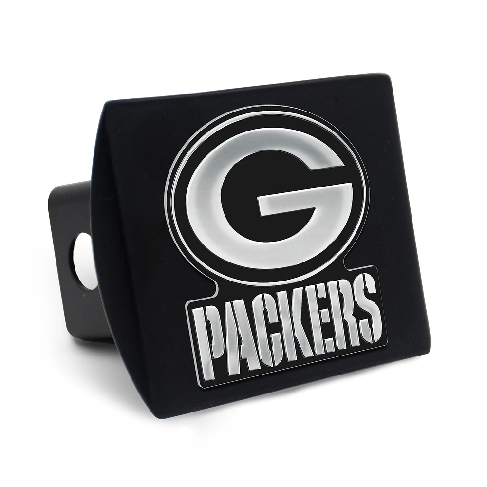 WinCraft Green Bay Packers Premium Metal Chrome Logo Universal Hitch Cover