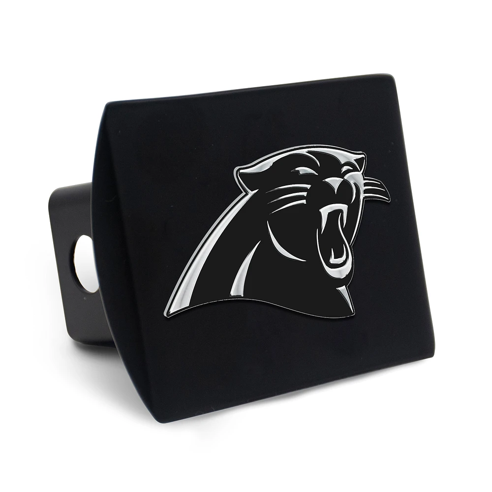 WinCraft Carolina Panthers Premium Metal Chrome Logo Hitch Cover