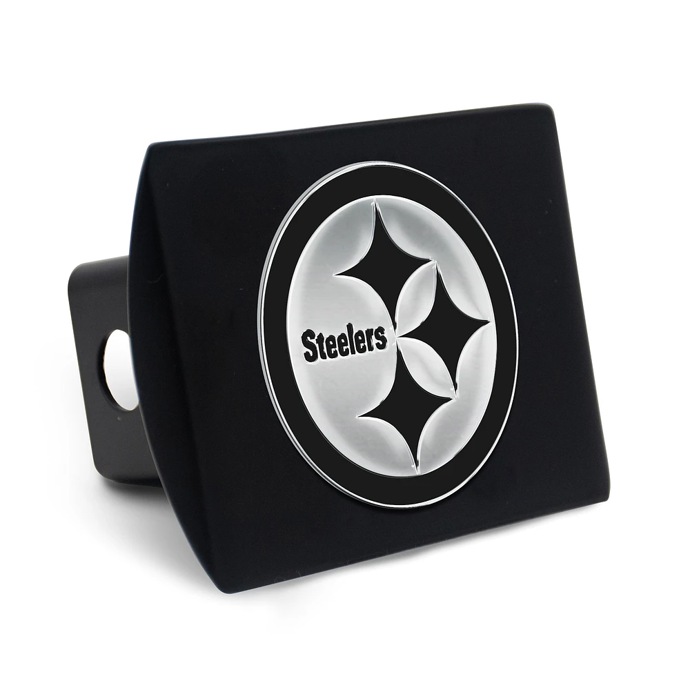 WinCraft Pittsburgh Steelers Premium Metal Chrome Logo Hitch Cover