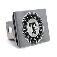 WinCraft Texas Rangers Premium Metal Chrome Hitch Cover