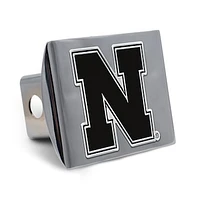WinCraft Nebraska Huskers Premium Metal Chrome Hitch Cover