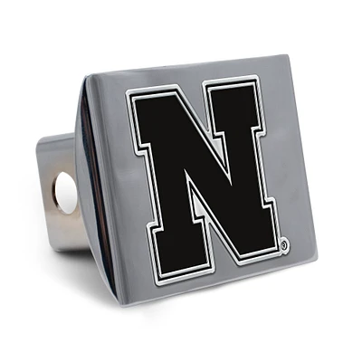 WinCraft Nebraska Huskers Premium Metal Chrome Hitch Cover