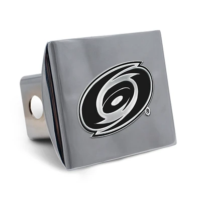WinCraft Carolina Hurricanes Premium Metal Chrome Hitch Cover