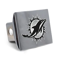 WinCraft Miami Dolphins Premium Metal Chrome Hitch Cover