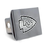 WinCraft Kansas City Chiefs Premium Metal Chrome Hitch Cover
