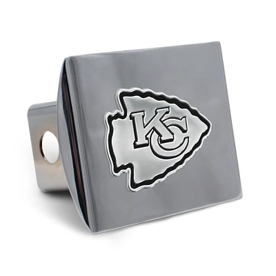 WinCraft Kansas City Chiefs Premium Metal Chrome Hitch Cover