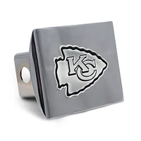 WinCraft Kansas City Chiefs Premium Metal Chrome Hitch Cover