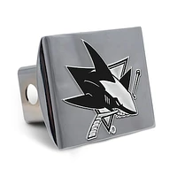 WinCraft San Jose Sharks Premium Metal Chrome Hitch Cover